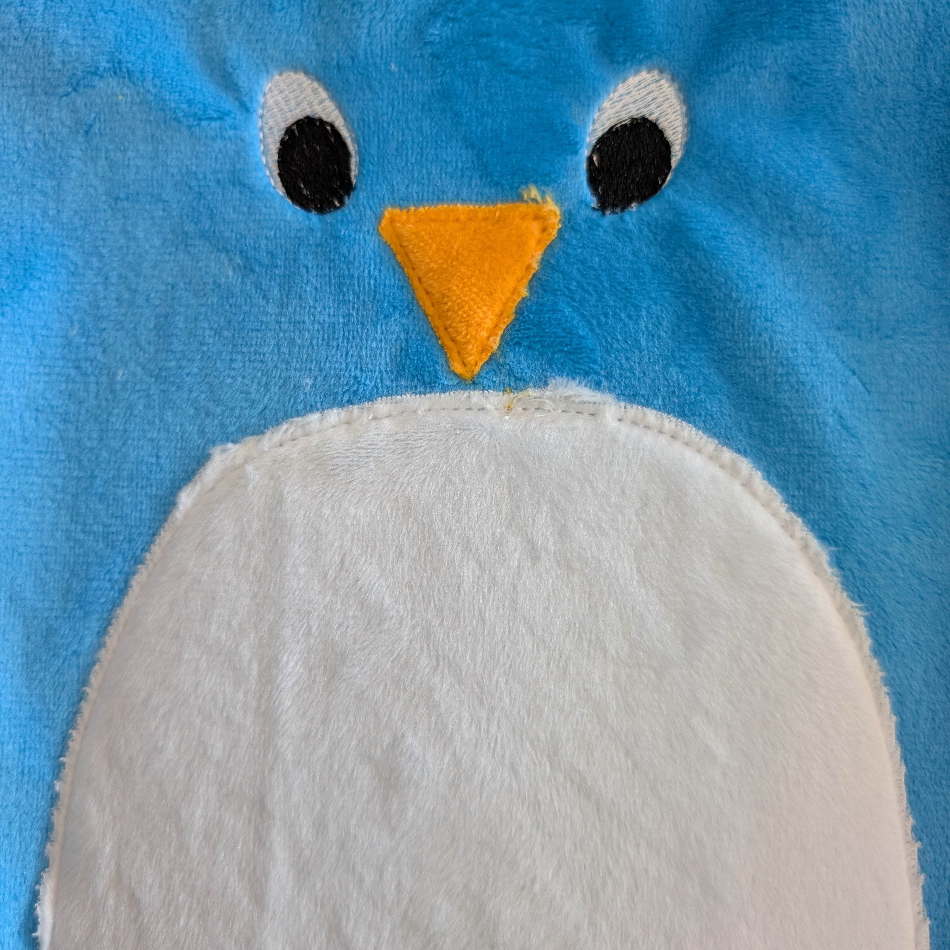 Stickdatei zum Wendekuscheltier Krempeltierseite Pinguin - Sewando