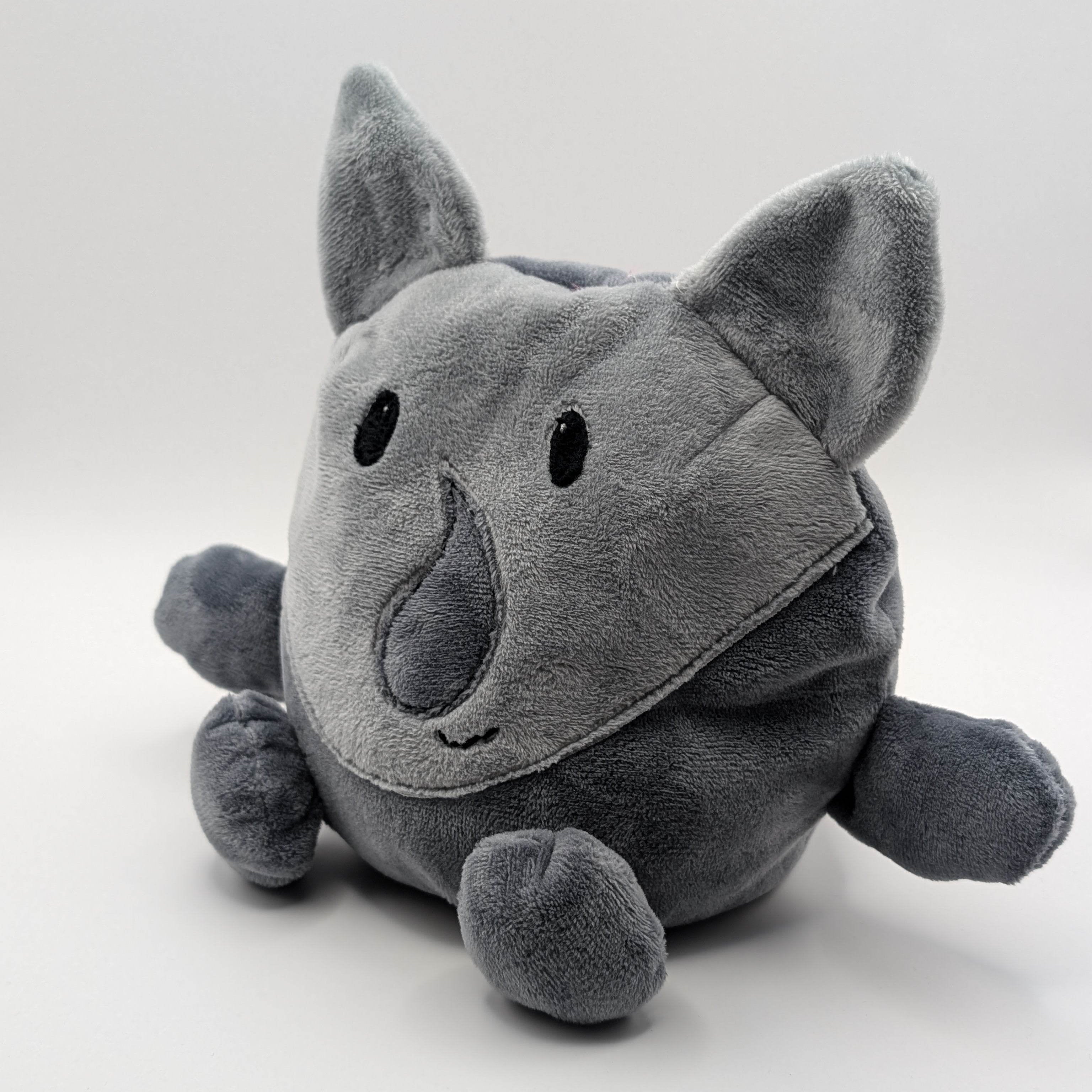 Wendekuscheltier Krempeltierseite Nashorn Level 1 - Nähanleitung und Schnittmuster - Sewando