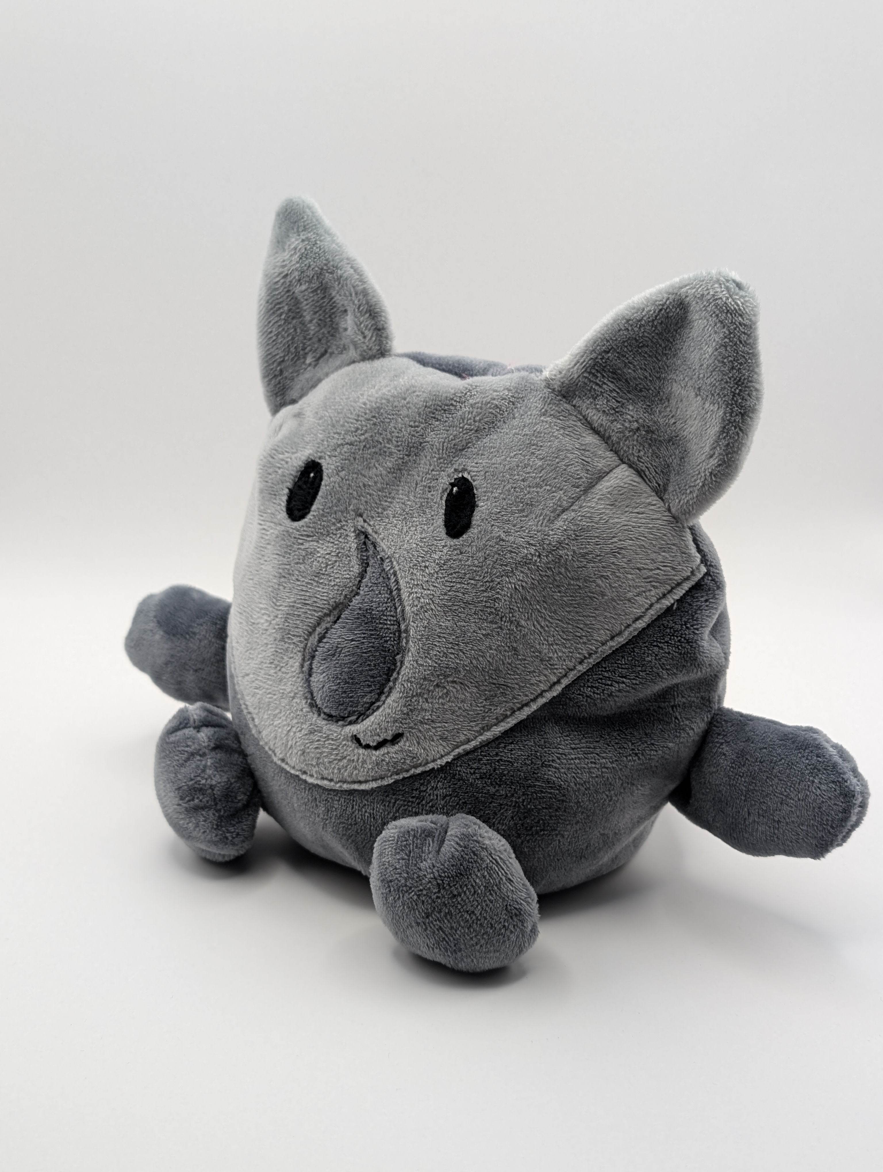 Wendekuscheltier Krempeltierseite Nashorn Level 1 - Nähanleitung und Schnittmuster - Sewando