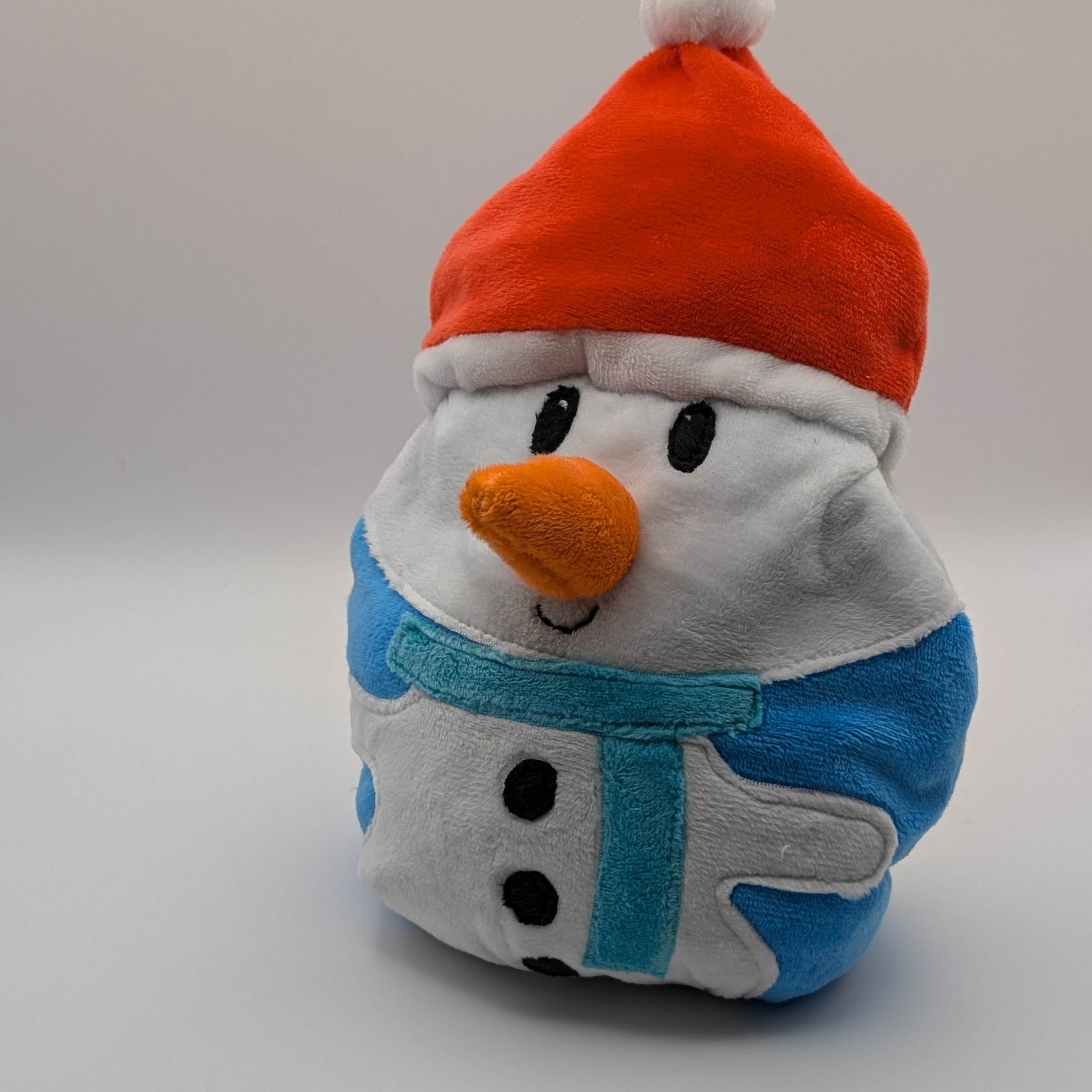 Schneemann Wendekuscheltier Krempeltierseite Level 2 - Nähanleitung und Schnittmuster - Sewando