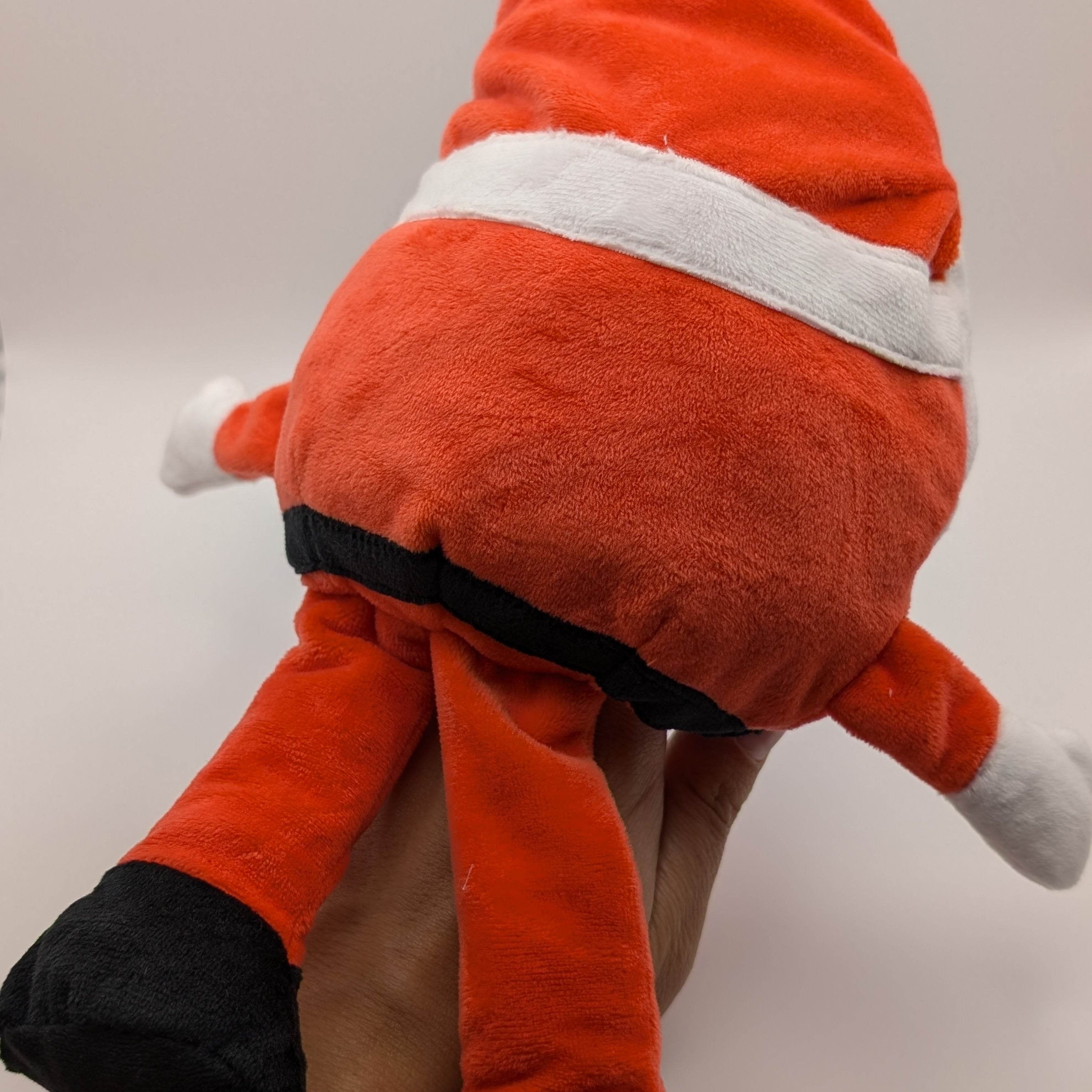NEU Weihnachtsmann Wendekuscheltier Krempeltierseite Level 3 - Nähanleitung und Schnittmuster - Sewando