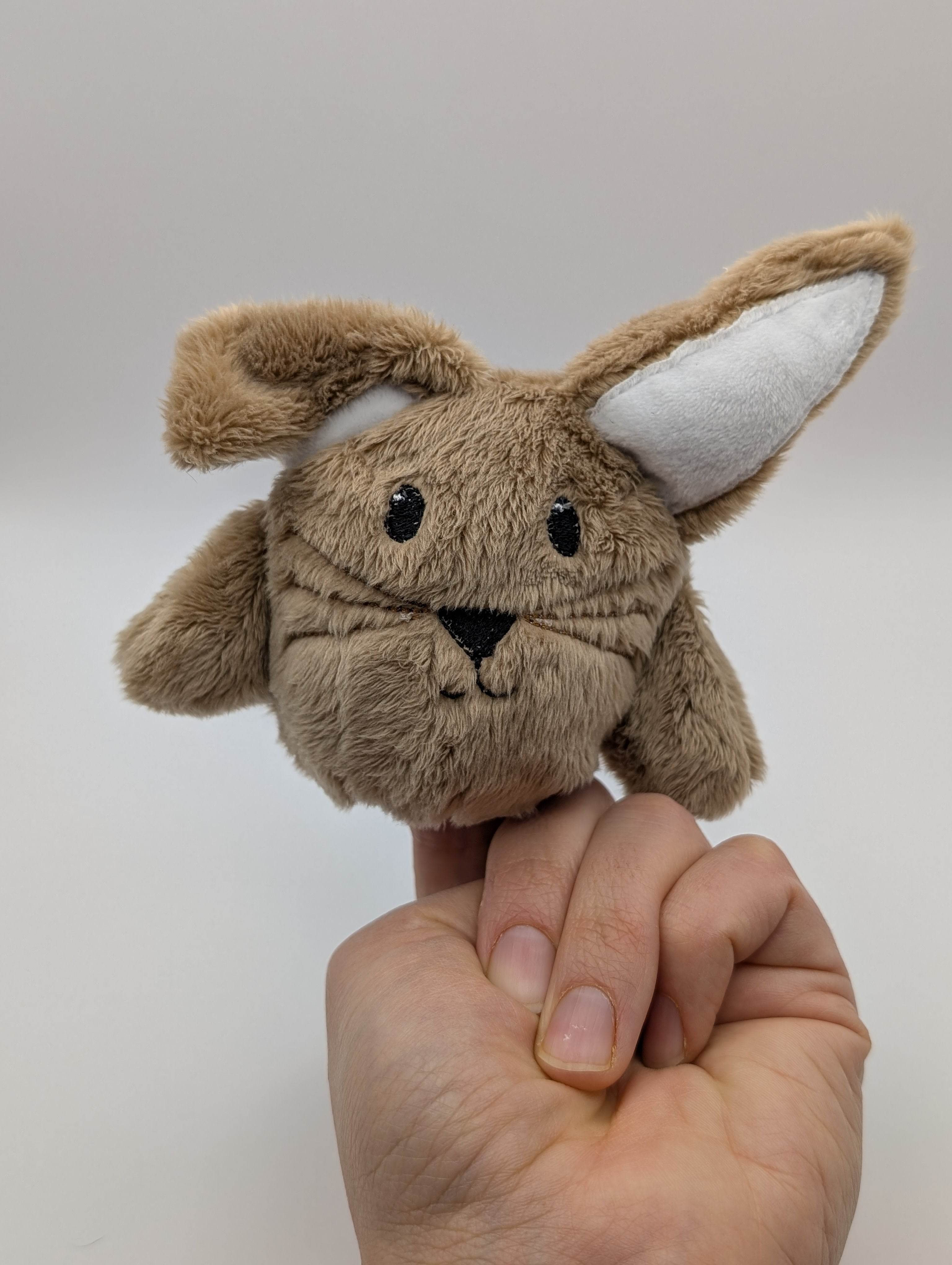 Fingertier Hase - Nähanleitung und Schnittmuster inklusive Stickdateien - Sewando