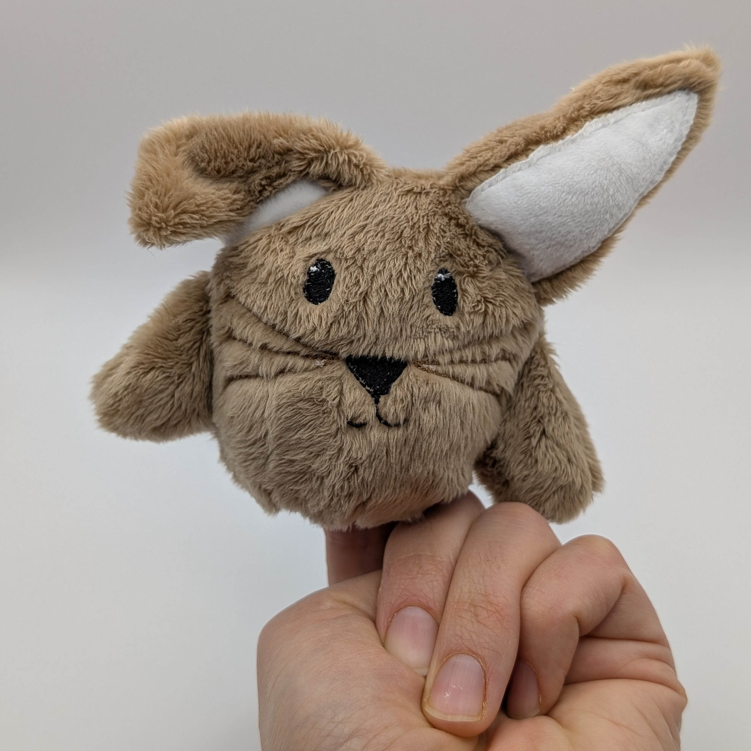 Fingertier Hase - Nähanleitung und Schnittmuster inklusive Stickdateien - Sewando