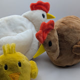 Wendekuscheltier Henne Krempeltier Level 2 - Nähanleitung und Schnittmuster