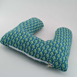 Autokissen Sweatversion Nackenkissen Reisekissen - wendbar, praktisch, Upcycling