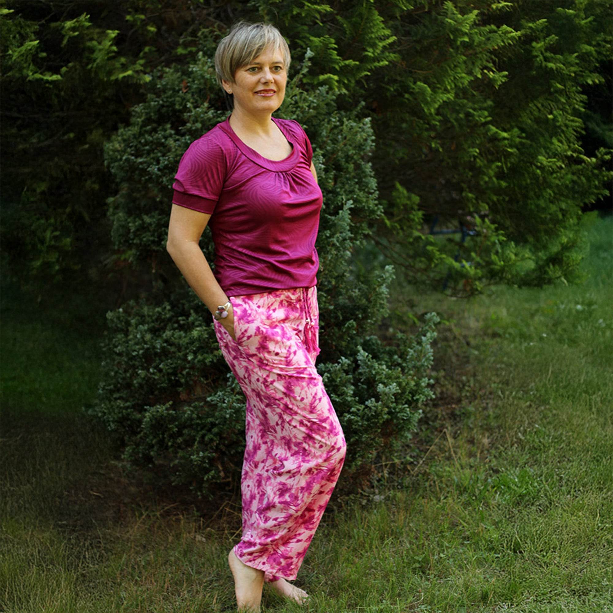 Schnittmuster LEANDRINE - lockere Sommerhose Gr. 34-54 - Sewando