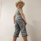 "Flip-Star-Big" Schnittmuster Webwarehose, kurz, 3/4 und lang Gr. 80-140