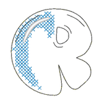 Stickdatei - BUBBLE Alphabet A-Z - Sewando