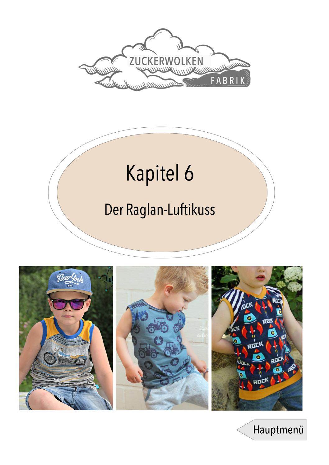 Familienpaket Luftikuss Gr. 74-140 lässiges Shirt, Top, 2 Trägerbreiten Schnittmuster in Passformsystem mit bis zu 24 Weiten pro Gr. - Sewando