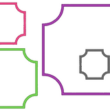 Stickdatei - Quadrat Rahmen in 16 Größen