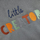 Stickdatei Schriftzug - little Creator - 4 Größen - 8 Formate