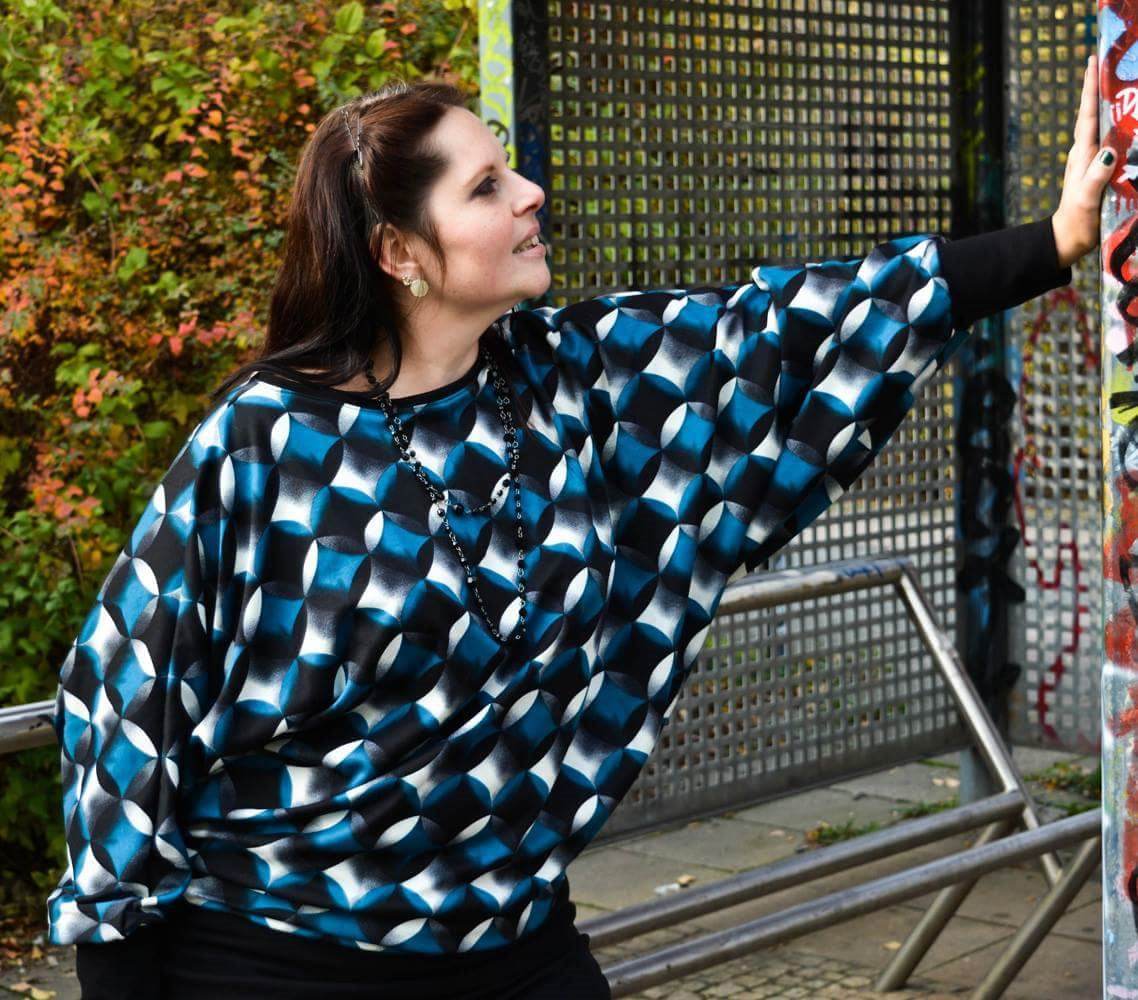 Bigshirt Schnittmuster+Nähanleitung Gr. S-XXL mit Kapuzen Add-On : - Sewando