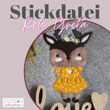 Stickdatei - Reh Greta - Sewando