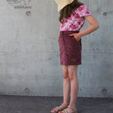 Schnittmuster Jeansskirt Ilvie Maxi Rock Gr. 122-164 - Sewando