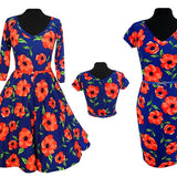 Ronja Sweatkleid/Jerseykleid elastisch- A4/A0 Digitales Schnittmuster & Bildnähanleitung PDF Datei Gr. 34-52 E-Book