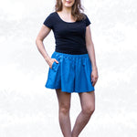 Ronja, Schnittmuster Hosenrock mit Gummizug Gr. 34-50 - Sewando
