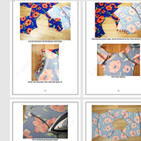 Ronja Sweatkleid/Jerseykleid elastisch- A4/A0 Digitales Schnittmuster & Bildnähanleitung PDF Datei Gr. 34-52 E-Book