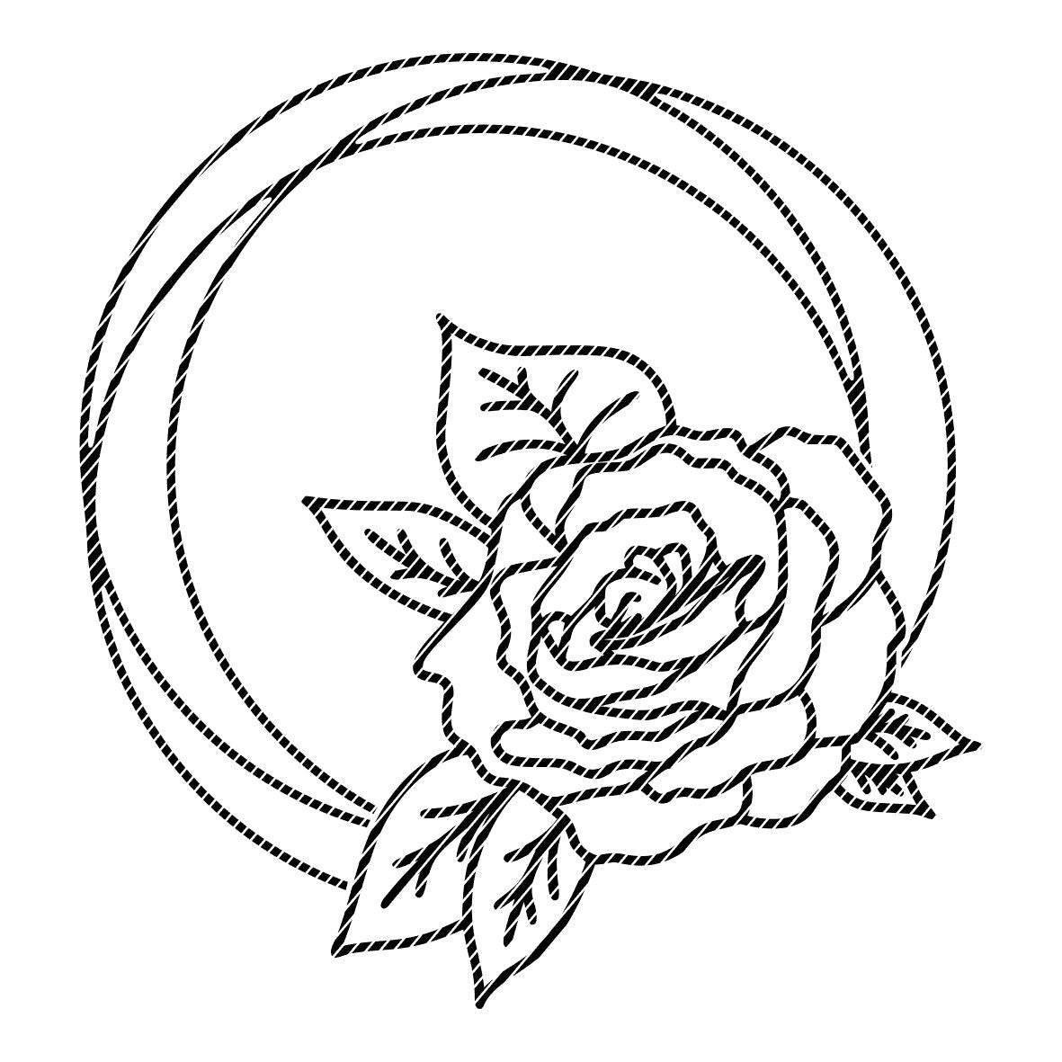 Digistamp Rosenkreis Plotten, Sublimation, Drucken, Digistamp, ! - Sewando