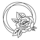 Plotterdatei Rosenkreis Plotten, Sublimation, Drucken, Digistamp, - Sewando