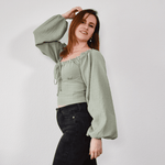 Bluse mit Rüschen - Bolivia - Schnittmuster - Gr. 32-48 - Sewando