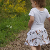 Rock Rosa Schnittmuster 50-170