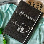 Stickdatei Baby Füße mit Herz und Herzlinie Set 478 - Sewando