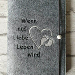 Stickdatei Babyfüsse im Herz Baby Füsse Set 406 - Sewando