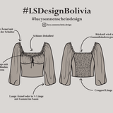 Bluse mit Rüschen - Bolivia - Schnittmuster - Gr. 32-48 - Sewando