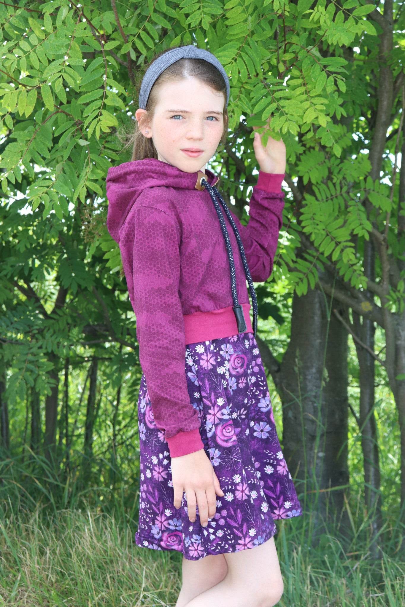 Crophoodie Coco Hoodie Schnittmuster 56-170 - Sewando