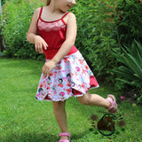 Schnittmuster Main WaveSkirt (kurz) - Kinder Drehrock/ Zippelrock - 92-134