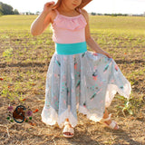 Schnittmuster Main WaveSkirt (LANG) - Kinder Drehrock/ Zippelrock - 92-134