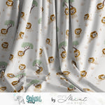 Stoffdesign - Safari Buddies - Löwe hellbeige - nicht exkusiv - Sewando
