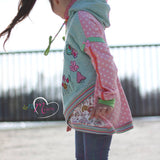 Schnittmuster "Shabby Asymmetrie Hoodie Kids" Gr. 74 - 164