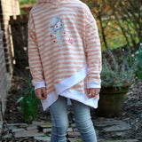 Schnittmuster "Shabby Asymmetrie Hoodie Kids" Gr. 74 - 164
