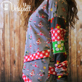 Schnittmuster "Shabby Asymmetrie Hoodie" Gr. 34 - 52