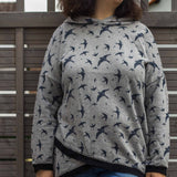 Schnittmuster "Shabby Asymmetrie Hoodie" Gr. 34 - 52