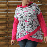 Schnittmuster "Shabby Asymmetrie Hoodie" Gr. 34 - 52