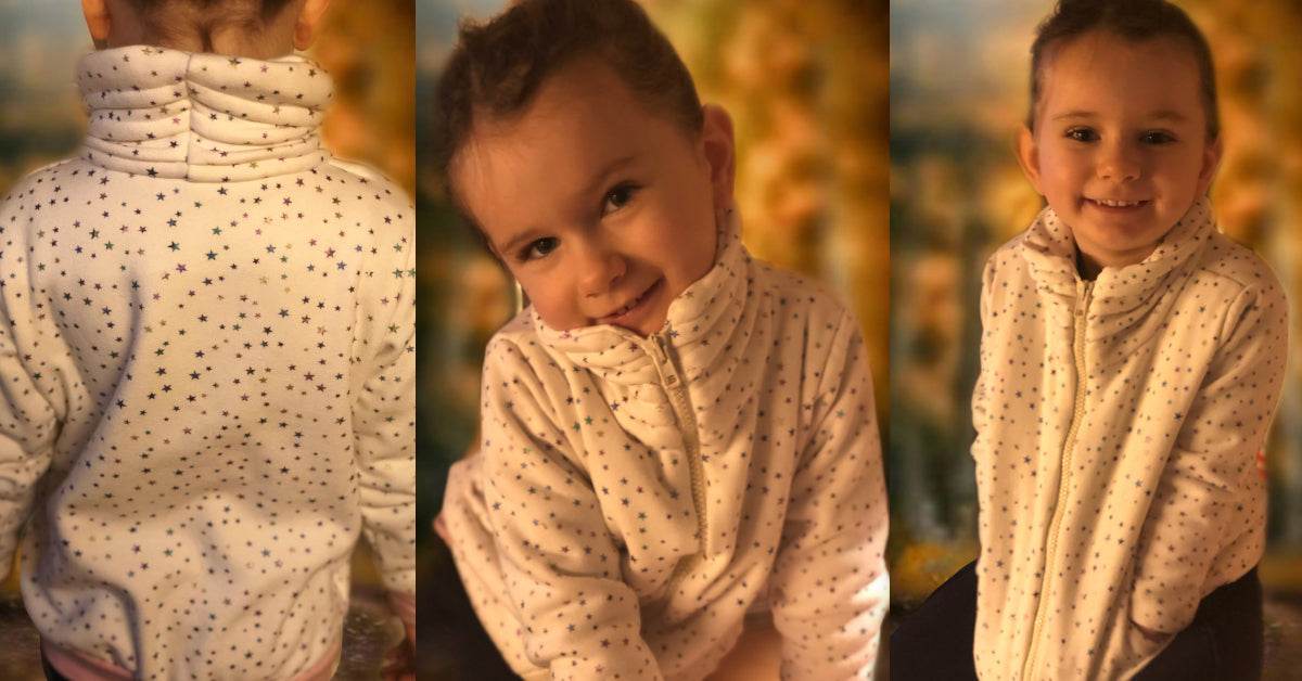 CESANA: COOLE SWEATJACKE MIT FALTEN KRAGEN: EBOOK 92-158 SCHNITTMUSTER - Sewando