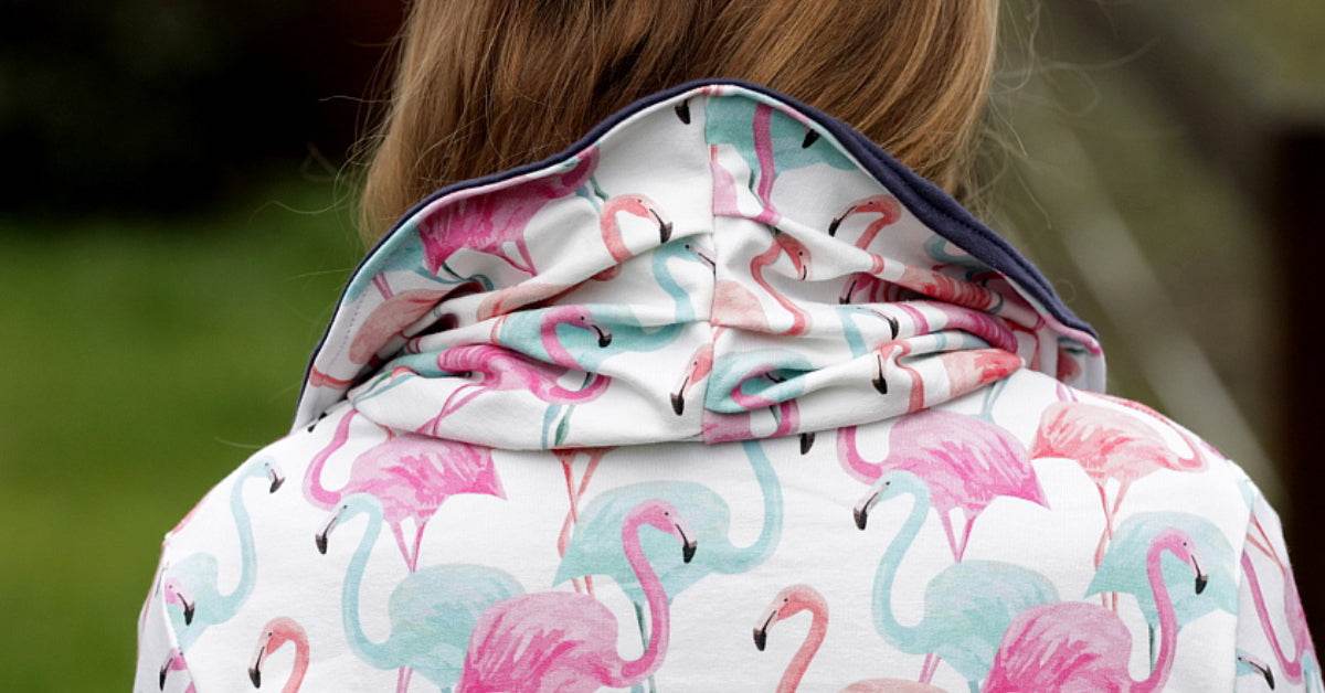 CESANA: COOLE SWEATJACKE MIT FALTEN KRAGEN: EBOOK 92-158 SCHNITTMUSTER - Sewando