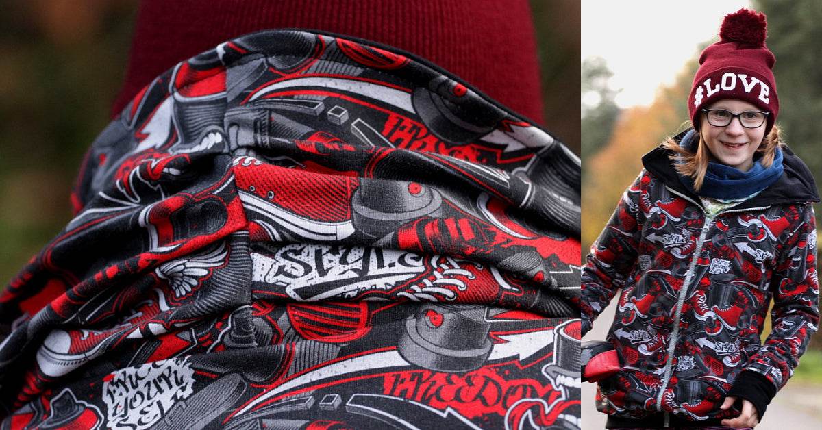 CESANA: COOLE SWEATJACKE MIT FALTEN KRAGEN: EBOOK 92-158 SCHNITTMUSTER - Sewando
