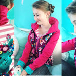 CESANA: COOLE SWEATJACKE MIT FALTEN KRAGEN: EBOOK 92-158 SCHNITTMUSTER - Sewando