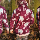 CESANA: COOLE SWEATJACKE MIT FALTEN KRAGEN: EBOOK 92-158 SCHNITTMUSTER - Sewando