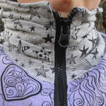 CESANA: COOLE SWEATJACKE MIT FALTEN KRAGEN: EBOOK 92-158 SCHNITTMUSTER - Sewando