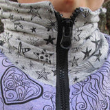 CESANA: COOLE SWEATJACKE MIT FALTEN KRAGEN: EBOOK 92-158 SCHNITTMUSTER - Sewando
