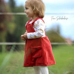 Schnittmuster Main BibSkirt - Latzkleid / Latzrock - 68-164 + Gratis MatchingShirt - Sewando