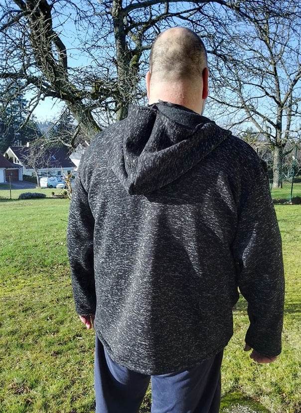Hoody MICHA Schnittmuster+Nähanleitung Gr. L-10XL | BU 118-158 cm : - Sewando