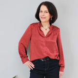 Sandy – Bluse mit/ohne Rüschen, Schnittmuster in Gr. 34 - 52