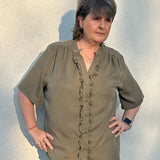 Sandy – Bluse mit/ohne Rüschen, Schnittmuster in Gr. 34 - 52