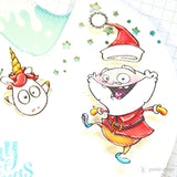 2er Digi Stamp Set "Santa Claus" Drucken, Basteln Plotterdatei