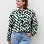 Schnittmuster Bluse Strik Gr. 32-50 - Sewando